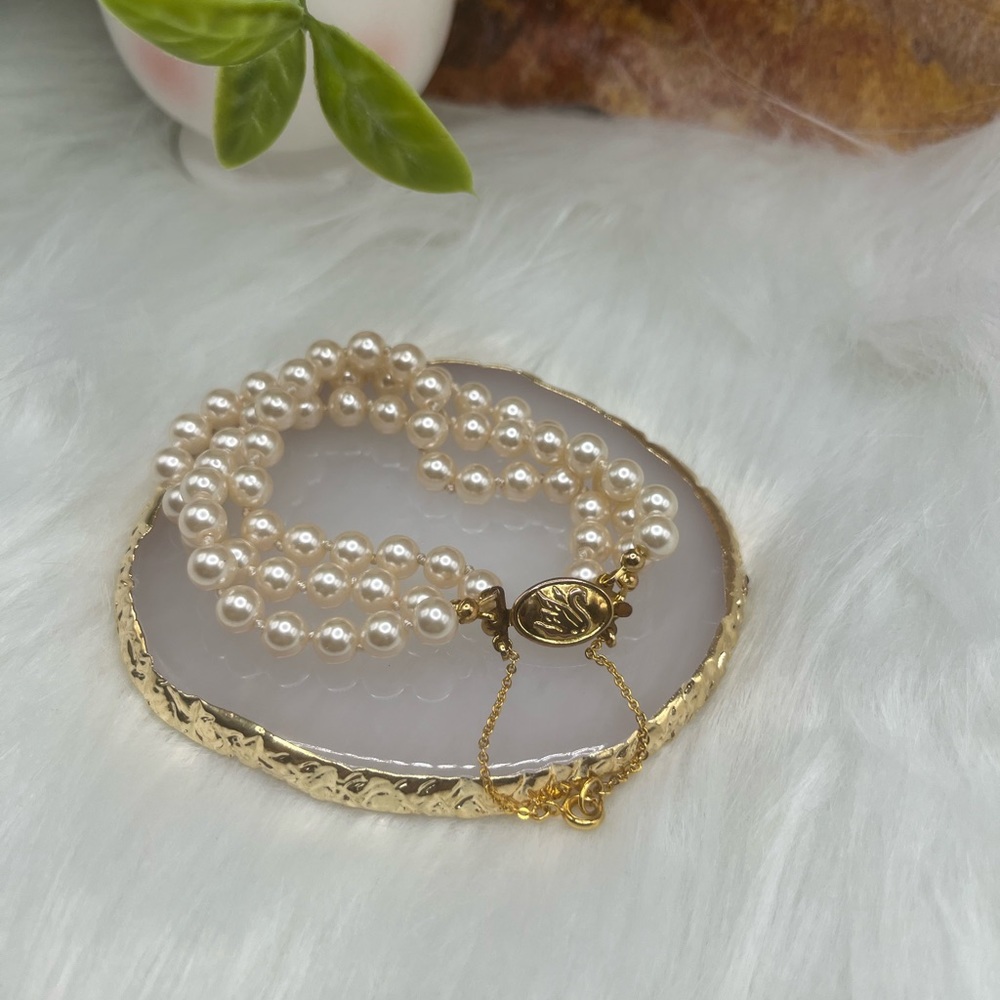 Gloria Vandebuilt MultiStrand Pearl Bracelet